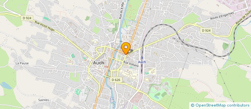 localisation de l'entreprise SCI DE LA CAVE  AUCH