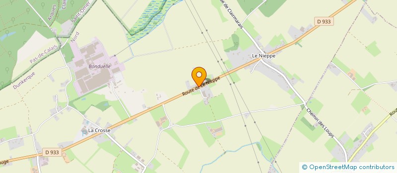 localisation de l'entreprise SCI DE LA CAVE DES SECRETS  RENESCURE