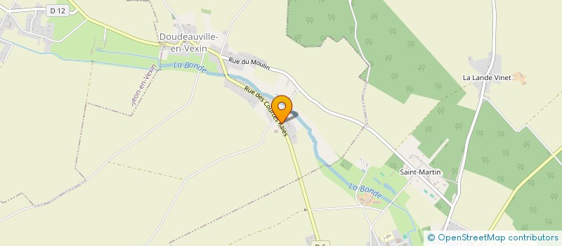 localisation de l'entreprise SCI DE LA CAVEE  DOUDEAUVILLE-EN-VEXIN