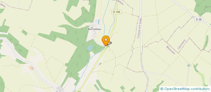 localisation de l'entreprise SCI DE LA CELLE  FONTAINE-BONNELEAU