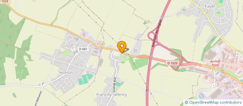 localisation de l'entreprise SCI DE LA CENSE  FRANCILLY-SELENCY