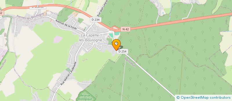 localisation de l'entreprise SCI DE LA CENSE BOULETTE  LA CAPELLE-LES-BOULOGNE