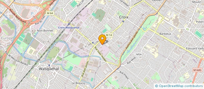 localisation de l'entreprise SCI DE LA CENTENAIRE à CROIX