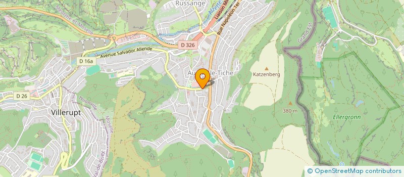 localisation de l'entreprise SCI DE LA CENTRALE à AUDUN LE TICHE