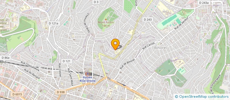 localisation de l'entreprise SCI DE LA CERAMIQUE  BOIS-GUILLAUME