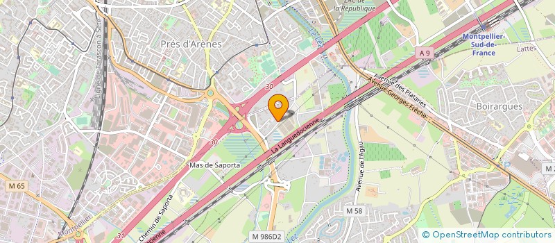 localisation de l'entreprise SCI DE LA CEREIREDE à LATTES