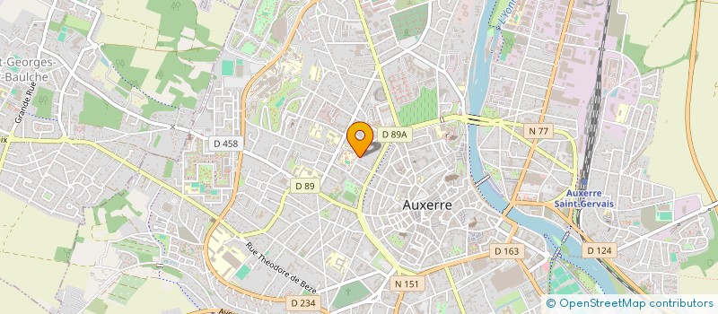 localisation de l'entreprise SCI DE LA CERISAIE à AUXERRE