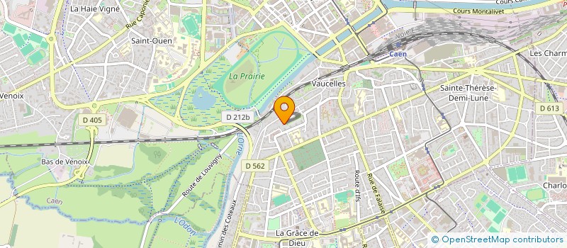localisation de l'entreprise SCI DE LA CERISAIE à CAEN