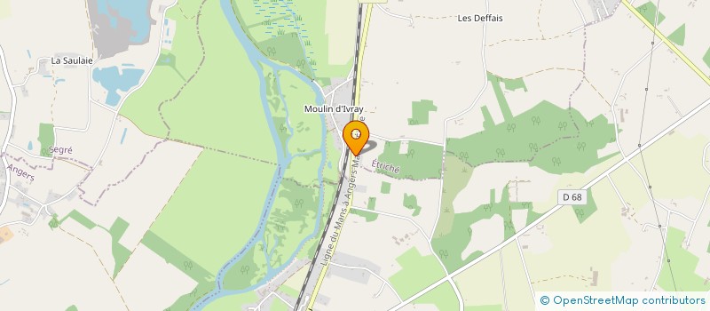 localisation de l'entreprise SCI DE LA CERISETTE  ETRICHE