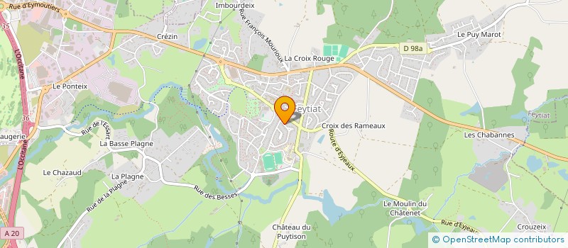 localisation de l'entreprise SCI DE LA CHABANNE à EYJEAUX