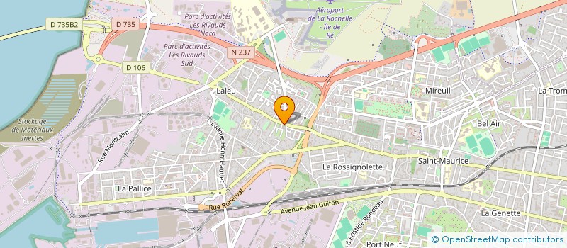 localisation de l'entreprise SCI DE LA CHABOTTERIE  LA ROCHELLE