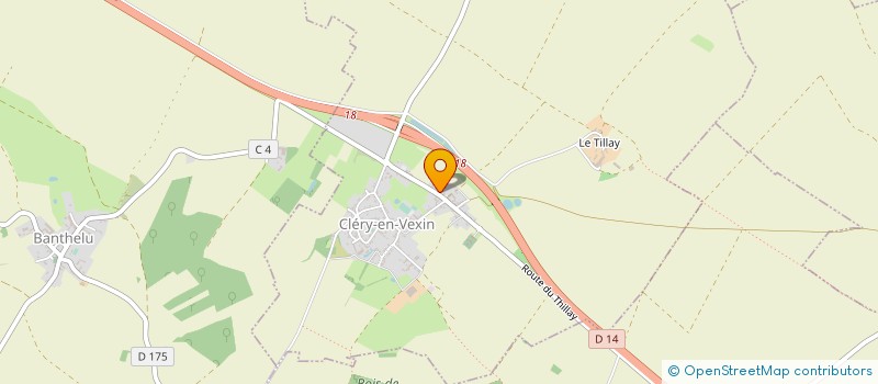 localisation de l'entreprise SCI DE LA CHAINE  CLERY-EN-VEXIN