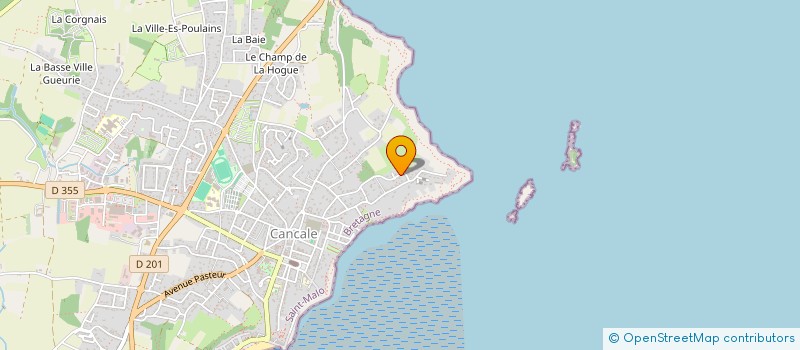 localisation de l'entreprise SCI DE LA CHAINE  CANCALE