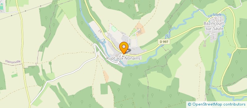 localisation de l'entreprise SCI DE LA CHALAIDE à RUPT-AUX-NONAINS