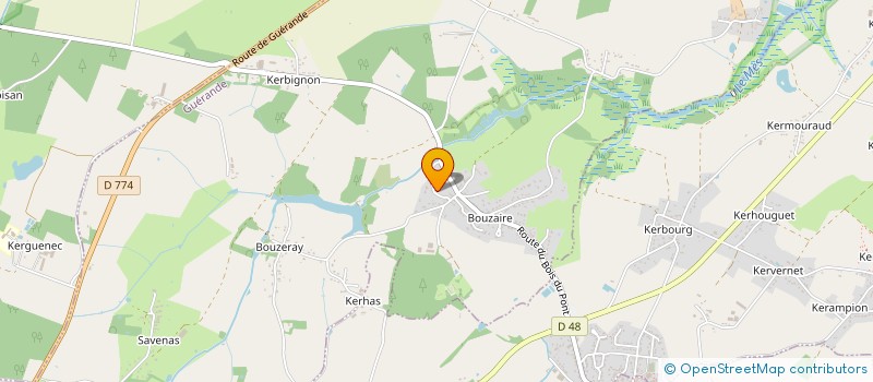 localisation de l'entreprise SCI DE LA CHALANDIERE  GUERANDE