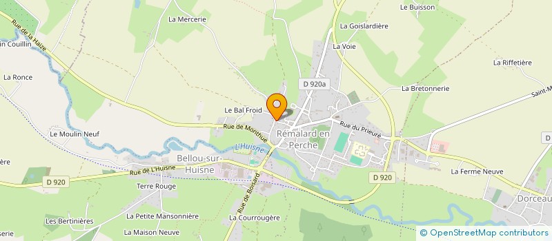 localisation de l'entreprise SCI DE LA CHALERIE à REMALARD-EN-PERCHE