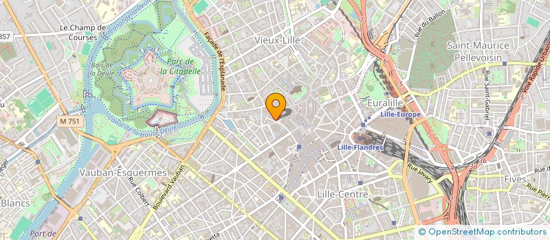 localisation de l'entreprise SCI DE LA CHAMBRE DES COMPTES à LILLE