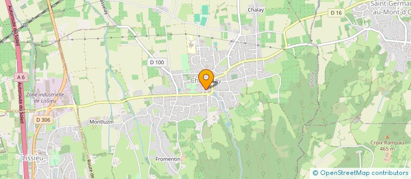 localisation de l'entreprise SCI DE LA CHAMBRE DU ROY  CHASSELAY