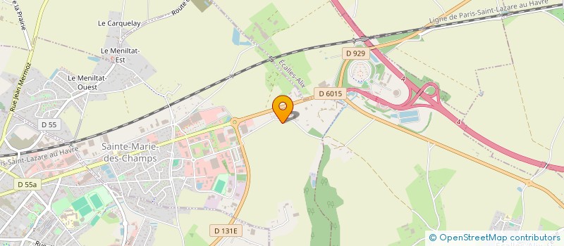 localisation de l'entreprise SCI DE LA CHAMBRE FORTE  SAINTE-MARIE-DES-CHAMPS