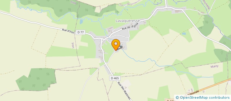 localisation de l'entreprise SCI DE LA CHAMPTOIRE  LAVAQUERESSE