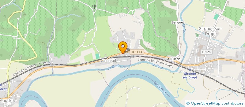 localisation de l'entreprise SCI DE LA CHANDELIERE  GIRONDE-SUR-DROPT