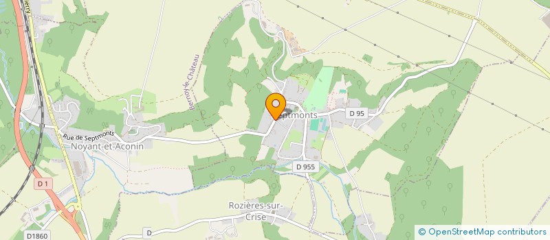 localisation de l'entreprise SCI DE LA CHAPELLE  SEPTMONTS