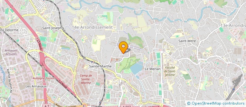 localisation de l'entreprise SCI DE LA CHAPELLE à MARSEILLE