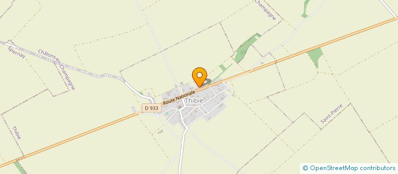localisation de l'entreprise SCI DE LA CHAPELLE  THIBIE