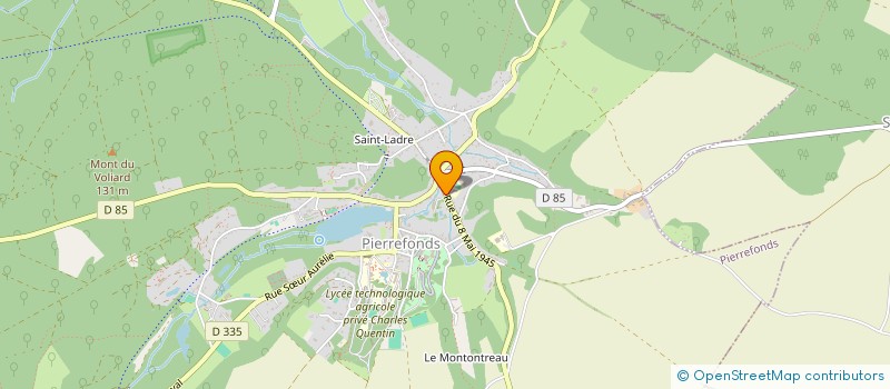 localisation de l'entreprise SCI DE LA CHAPELLE  PIERREFONDS