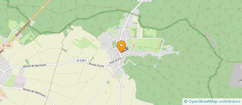 localisation de l'entreprise SCI DE LA CHAPELLE  RECLOSES