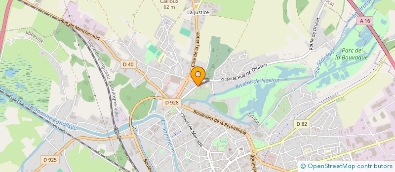 localisation de l'entreprise SCI DE LA CHAPELLE à ABBEVILLE