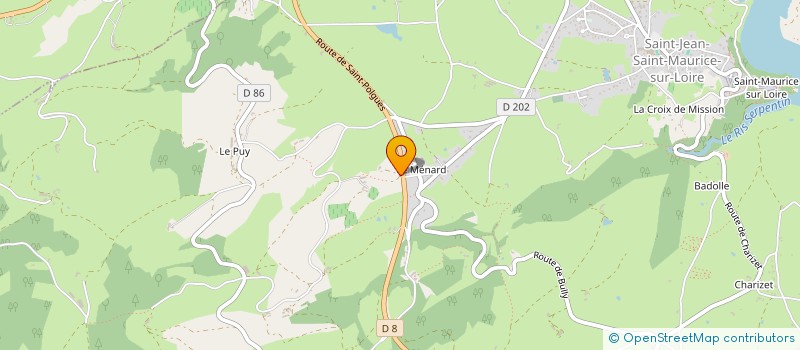 localisation de l'entreprise SCI DE LA CHAPELLE  SAINT-JEAN-SAINT-MAURICE-SUR-LOIRE