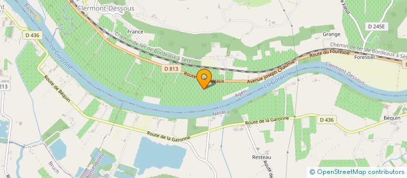 localisation de l'entreprise SCI DE LA CHAPELLE  CLERMONT-DESSOUS