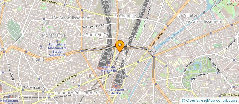 localisation de l'entreprise SCI DE LA CHAPELLE  PARIS