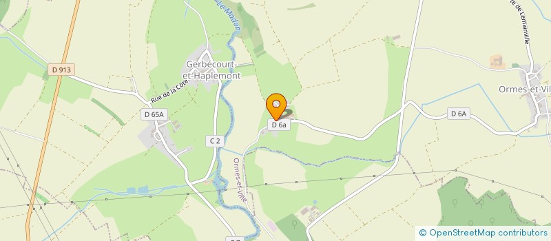 localisation de l'entreprise SCI DE LA CHAPELLE  ORMES-ET-VILLE