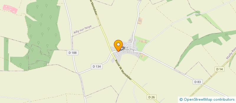 localisation de l'entreprise SCI DE LA CHAPELLE  LOUVRECHY