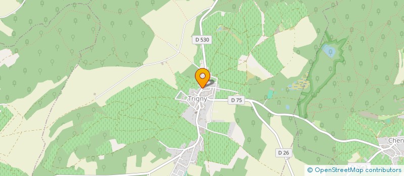 localisation de l'entreprise SCI DE LA CHAPELLE  TRIGNY