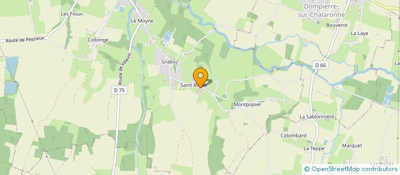 localisation de l'entreprise SCI DE LA CHAPELLE  MOGNENEINS