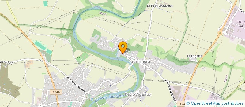 localisation de l'entreprise SCI DE LA CHAPELLE  NIORT