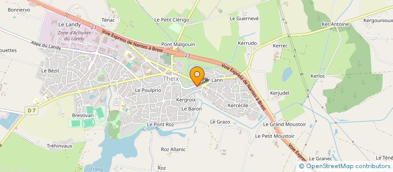 localisation de l'entreprise SCI DE LA CHAPELLE  THEIX-NOYALO