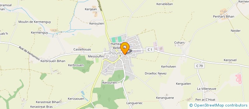 localisation de l'entreprise SCI DE LA CHAPELLE  PLOUMOGUER