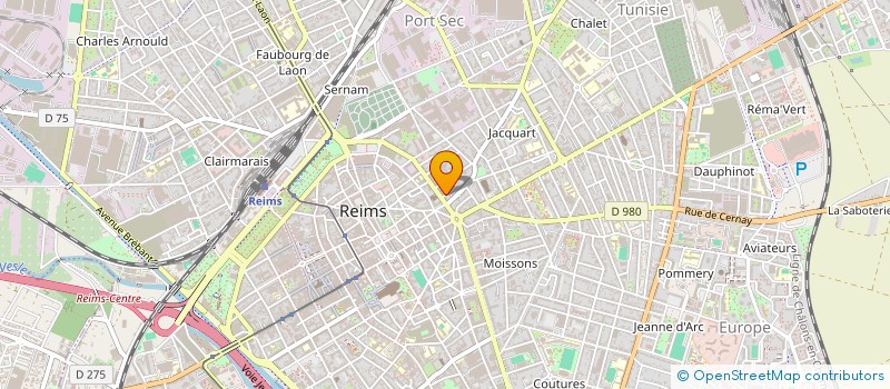 localisation de l'entreprise SCI DE LA CHAPELLE  REIMS