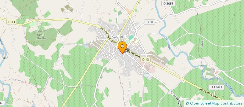 localisation de l'entreprise SCI DE LA CHAPELLE  ROUJAN