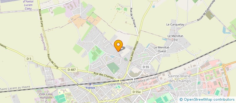 localisation de l'entreprise SCI DE LA CHAPELLE  SAINTE-MARIE-DES-CHAMPS