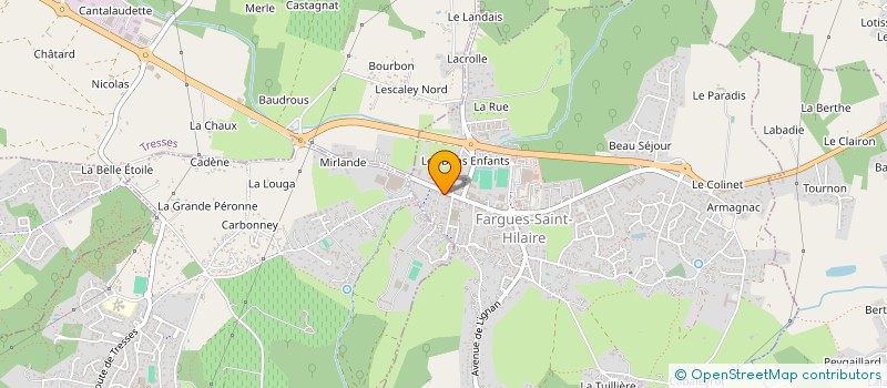 localisation de l'entreprise SCI DE LA CHAPELLE  FARGUES-SAINT-HILAIRE