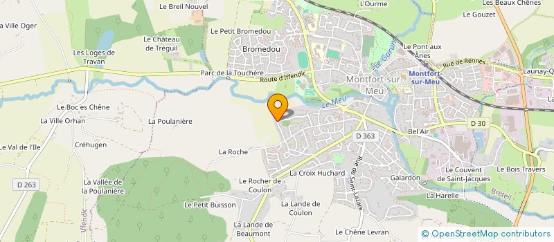 localisation de l'entreprise SCI DE LA CHAPELLE AUX ORESVES  MONTFORT-SUR-MEU