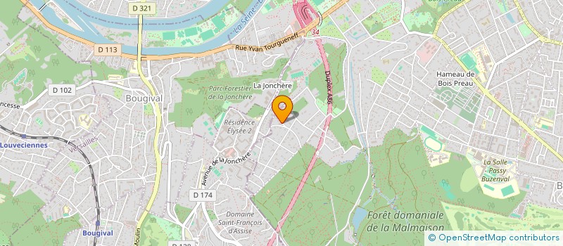 localisation de l'entreprise SCI DE LA CHAPELLE BEAUREGARD à RUEIL-MALMAISON