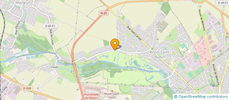 localisation de l'entreprise SCI DE LA CHAPELLE DE LA SALETTE  ANZIN-SAINT-AUBIN