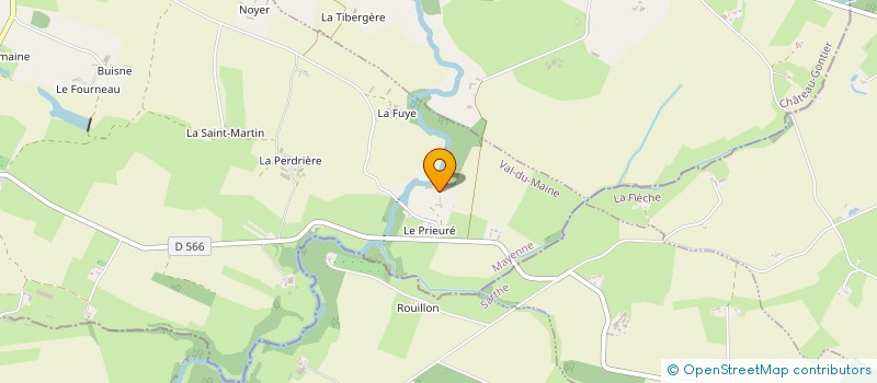 localisation de l'entreprise SCI DE LA CHAPELLE DES BOURRAS à VAL-DU-MAINE