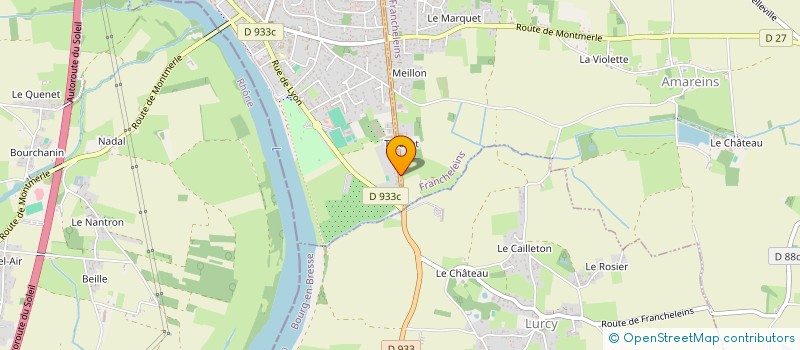 localisation de l'entreprise SCI DE LA CHAPELLE DES MINIMES  MONTMERLE-SUR-SAONE